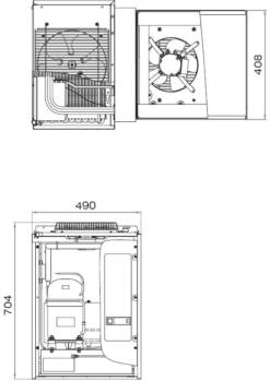 Холодильный моноблок Polair MB 108 S - фото 1