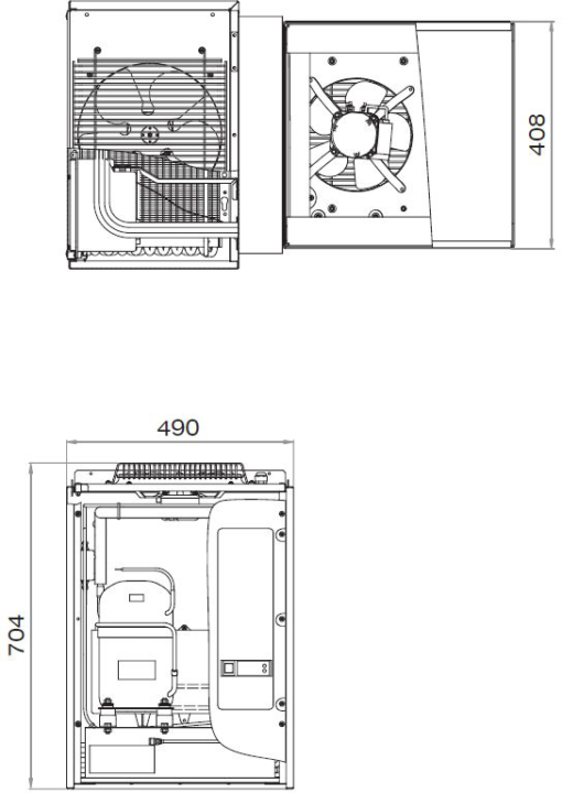 Холодильный моноблок Polair MB 108 S - фото 1
