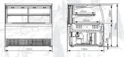 Холодильный прилавок МХМ Veneto VSK-0.95 (нерж.) - фото 1