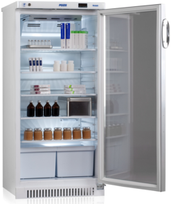 Холодильный шкаф фармацевтический Pozis ХФ-250-3 тонированние стекло - фото 1