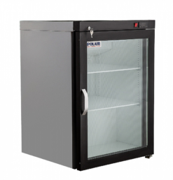 Холодильный шкаф Polair DM102-Bravo черный с замком - фото 1