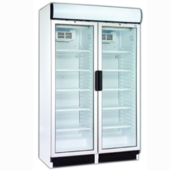 Холодильный шкаф Ugur S 1200 DL (2 стекл. двери-купе+лайтбокс) - фото 1