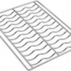 Комплект хромированных волнообразных решеток для багеттов SMEG 435х320мм 4шт 3735 - фото 1