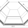 Нейтральная угловая витрина Полюс КС95 N-5 (внешний 90) - фото 1