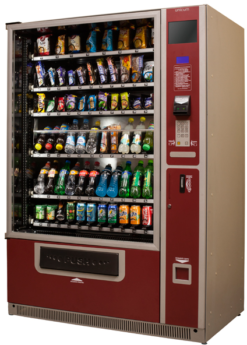 Снековый торговый автомат Unicum Food Box Long (72 ячейки) - фото 1