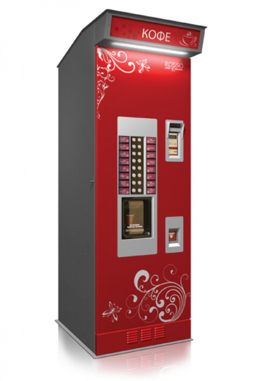Уличный кофейный торговый автомат Unicum Rosso Street - фото 2