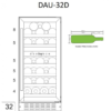 Винный шкаф Dunavox DAU-32.78DSS - фото 1