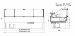 Витрина среднетемпературная Enteco Немига Cube 180 ВС - фото 5